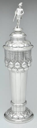 Art Nouveau Style (Silverplate, Hollowware) Presentation Trophy with Lid