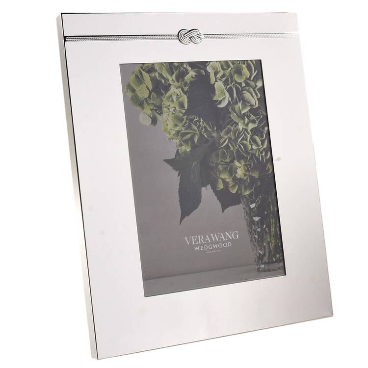 Vera Infinity (Silverplate, Hollowware) Frame Holds 8" X 10" by Wedgwood Silver