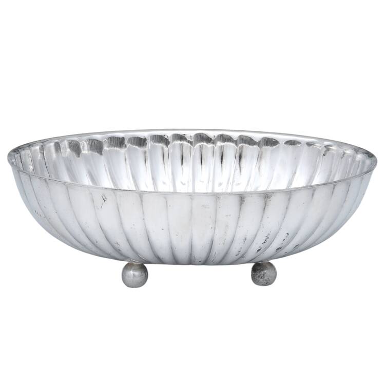Queen Anne (Silverplate, Hollowware) Plated Footed Bon Bon Bowl