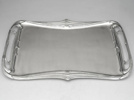 WMF221 (Silverplate, Hollowware) Large Silverplate Waiter Tray