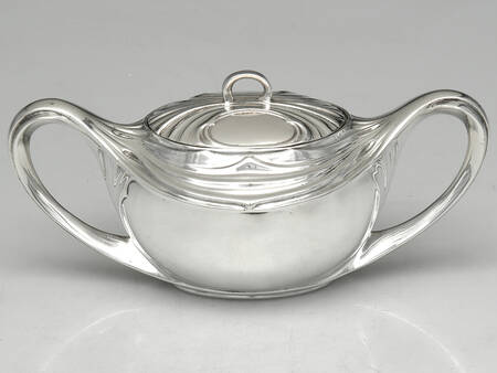 WMF221 (Silverplate, Hollowware) Sugar Bowl & Lid