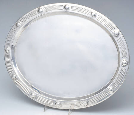 WMF222 (Silverplate, Hollowware) 18" Oval Tray