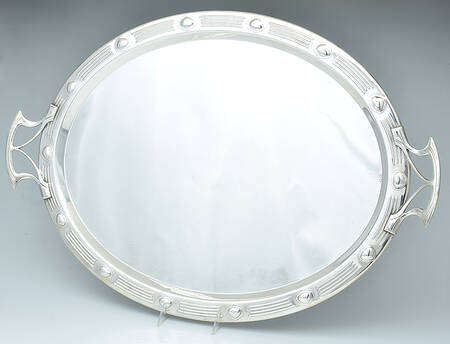 WMF222 (Silverplate, Hollowware) Large Silverplate Waiter Tray