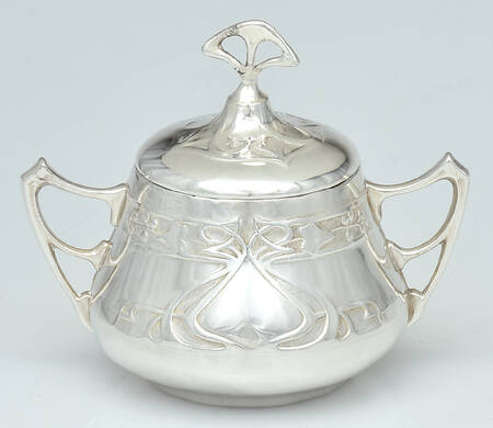 WMF223 (Silverplate, Hollowware) Sugar Bowl & Lid