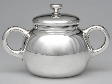 510 (Sterling, Hollowware) Sugar Bowl & Lid