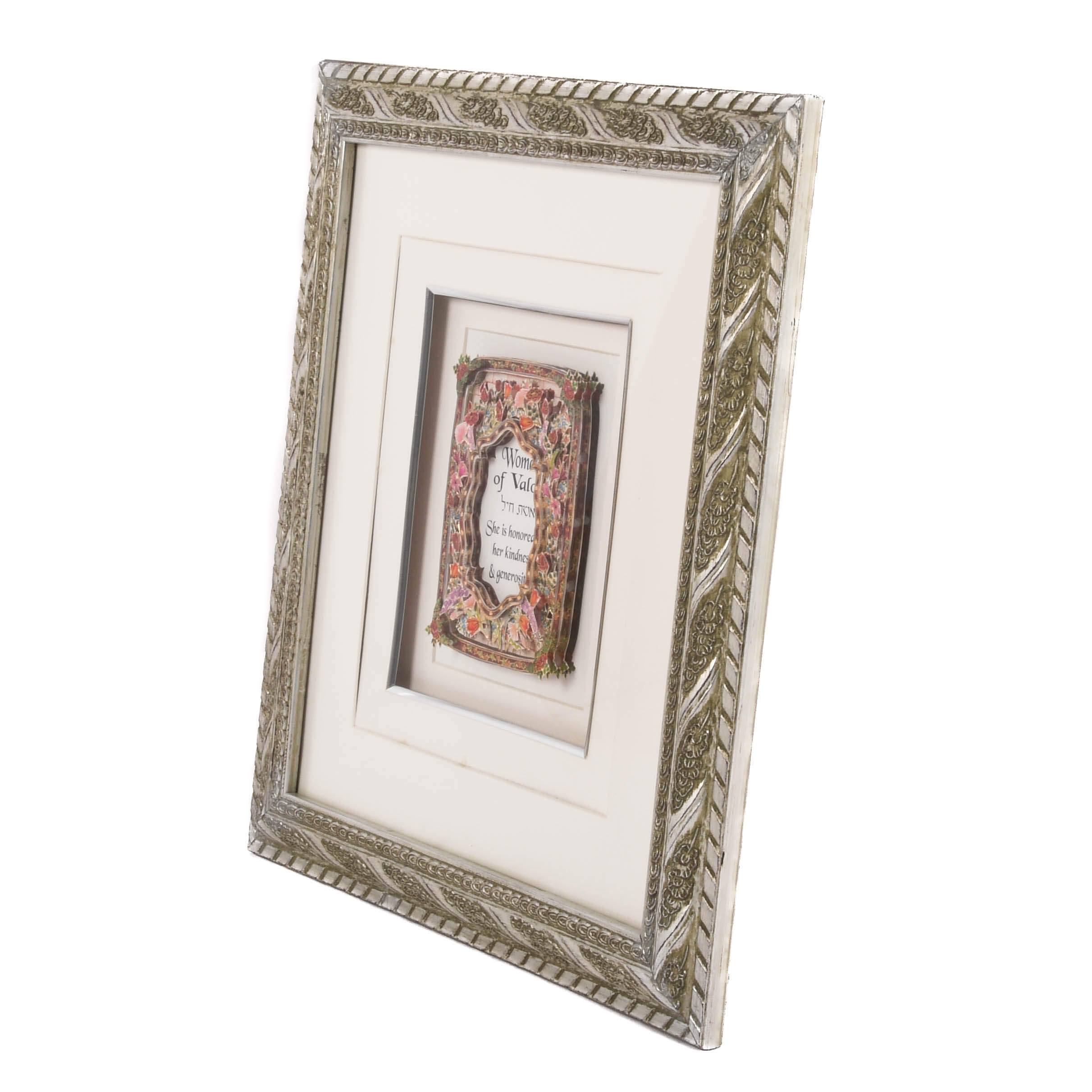 Framed Woman of Valor Paper Art-4