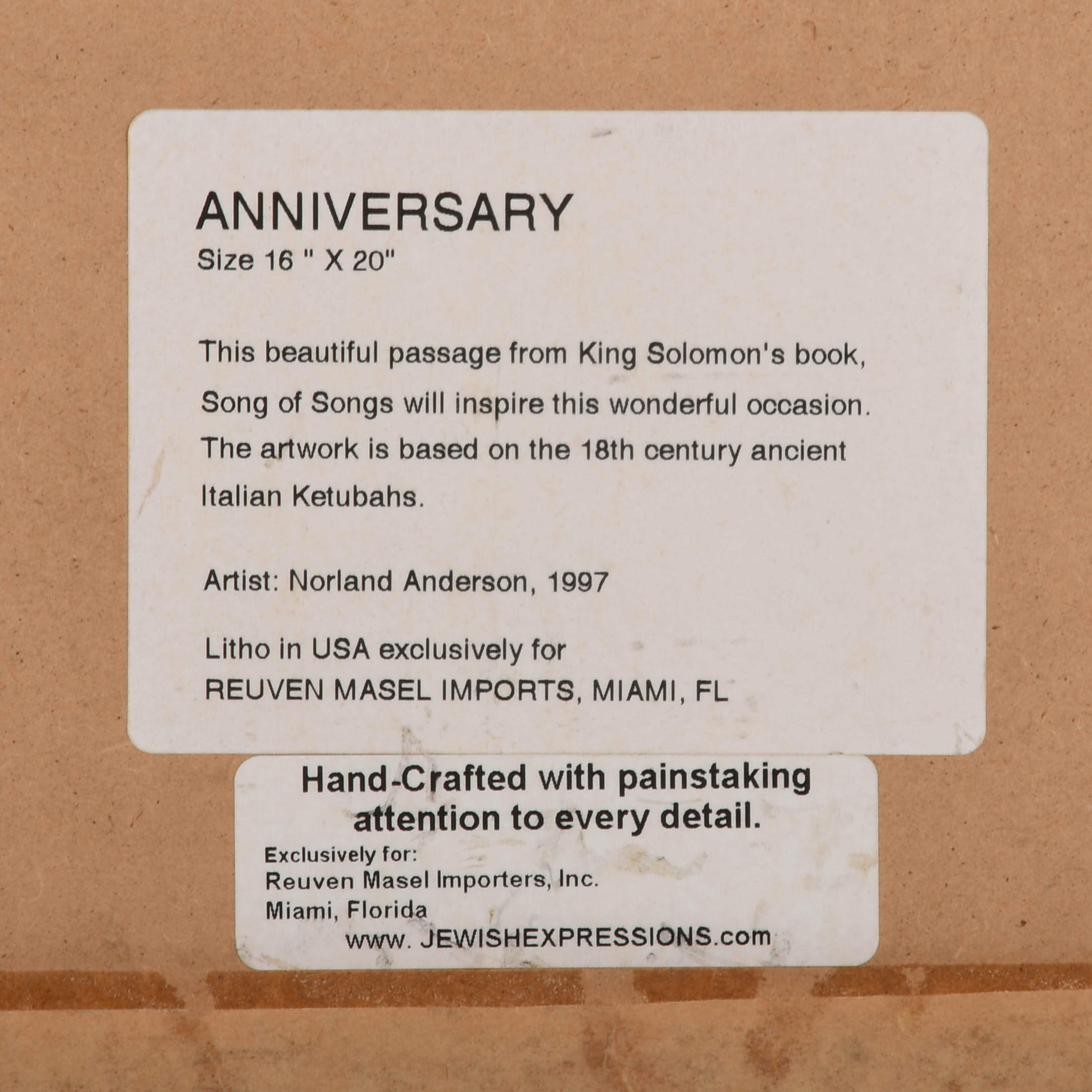 Framed Noland Anderson Happy Anniversary Beloved Layer Paper Art-5