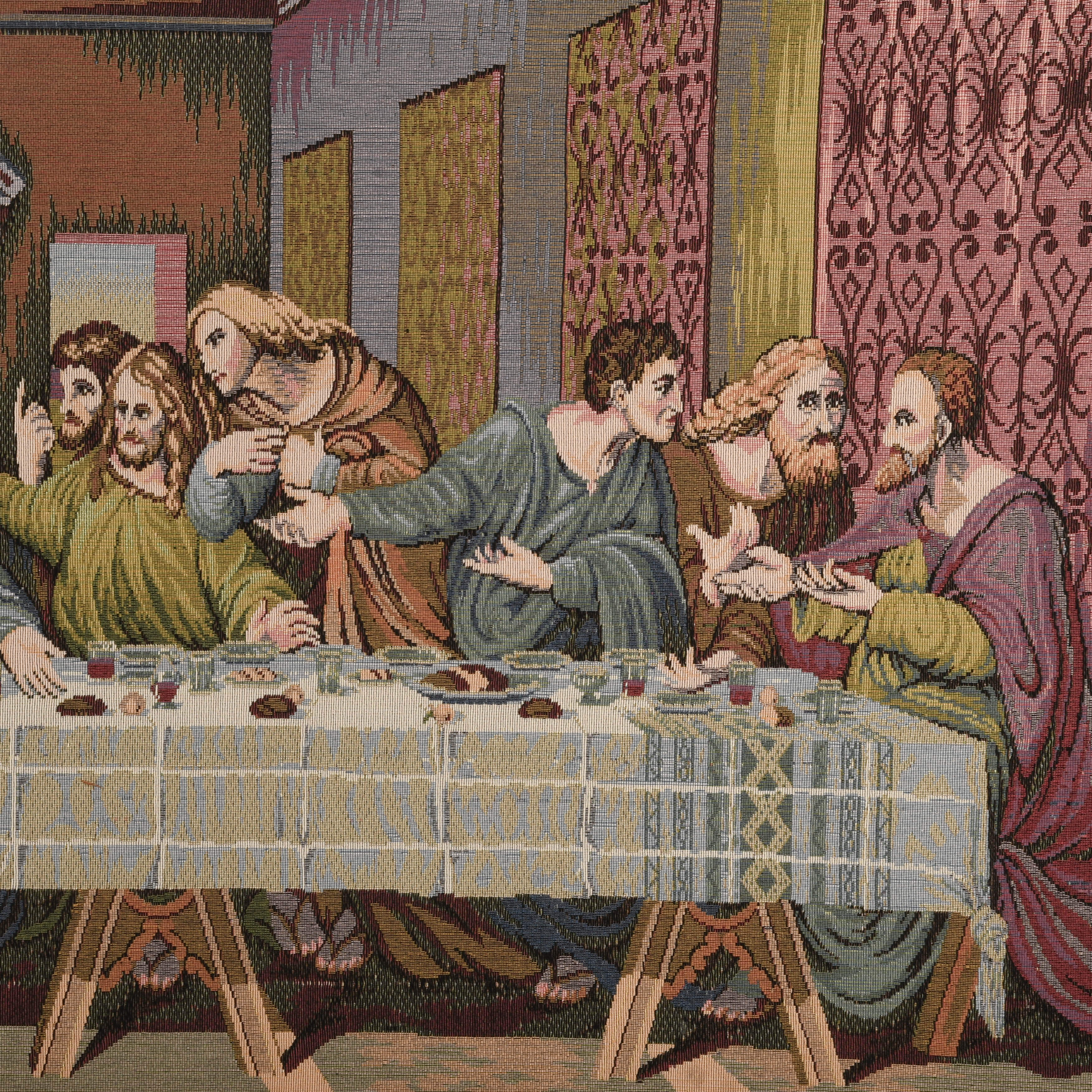 Framed Last Supper Tapestry-4