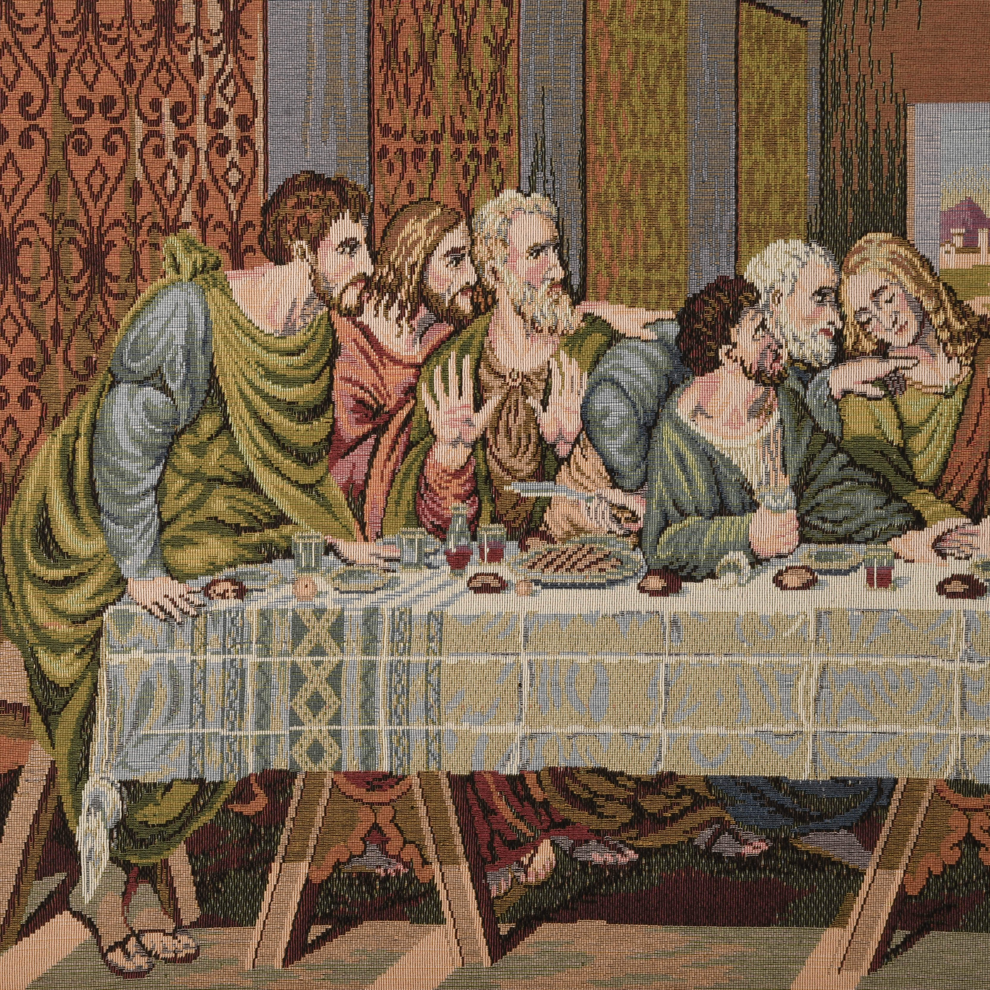 Framed Last Supper Tapestry-3