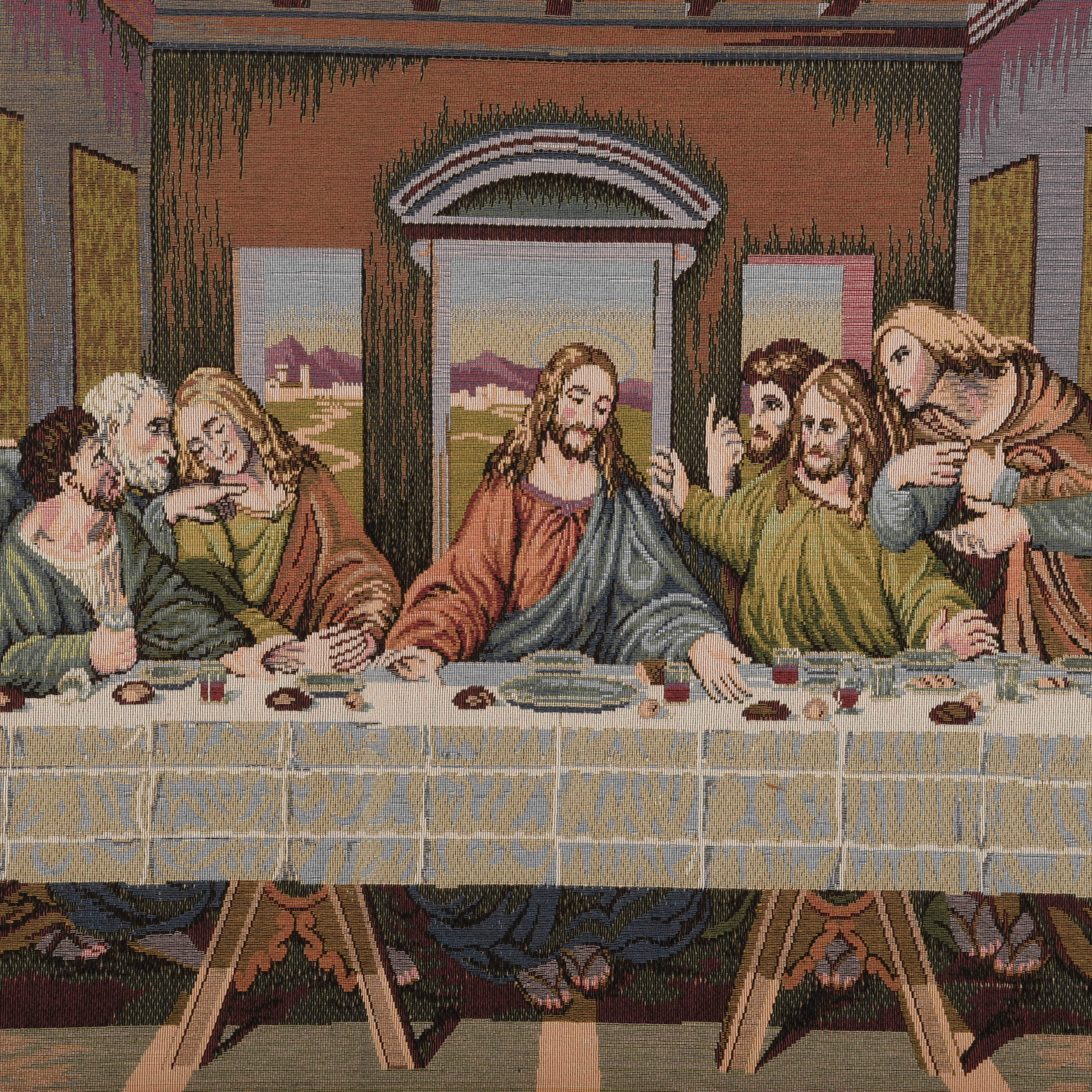 Framed Last Supper Tapestry-2