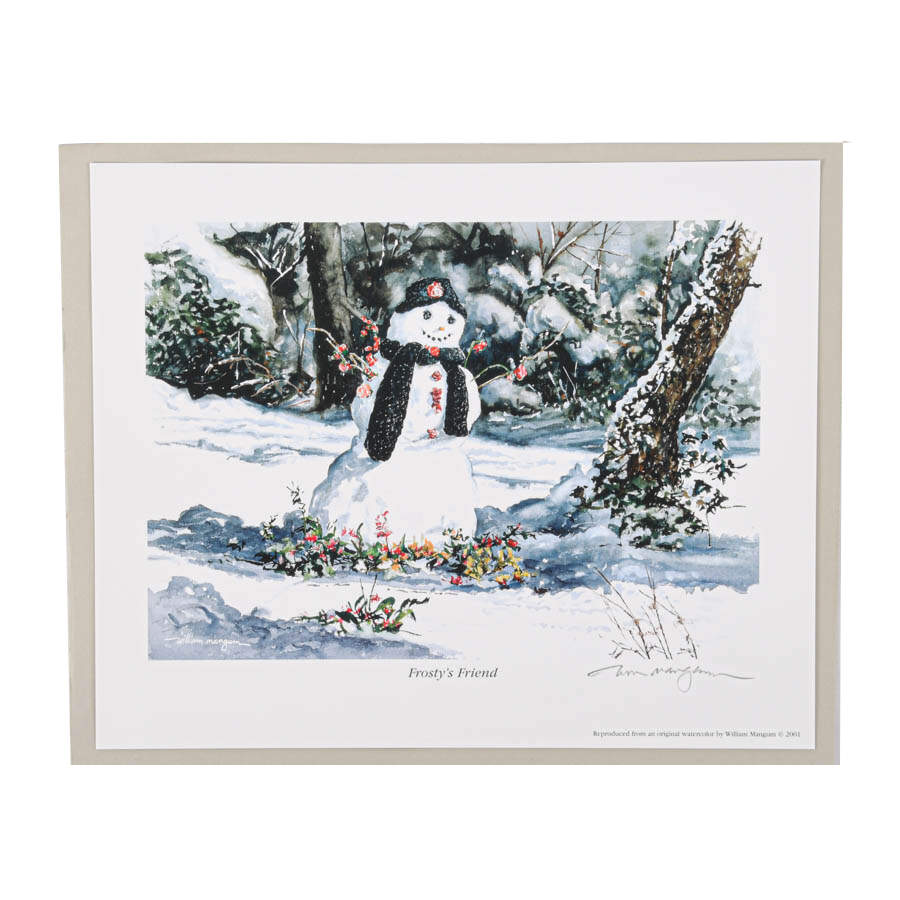 Signed William Mangum "Frosty's Friend" Print-1