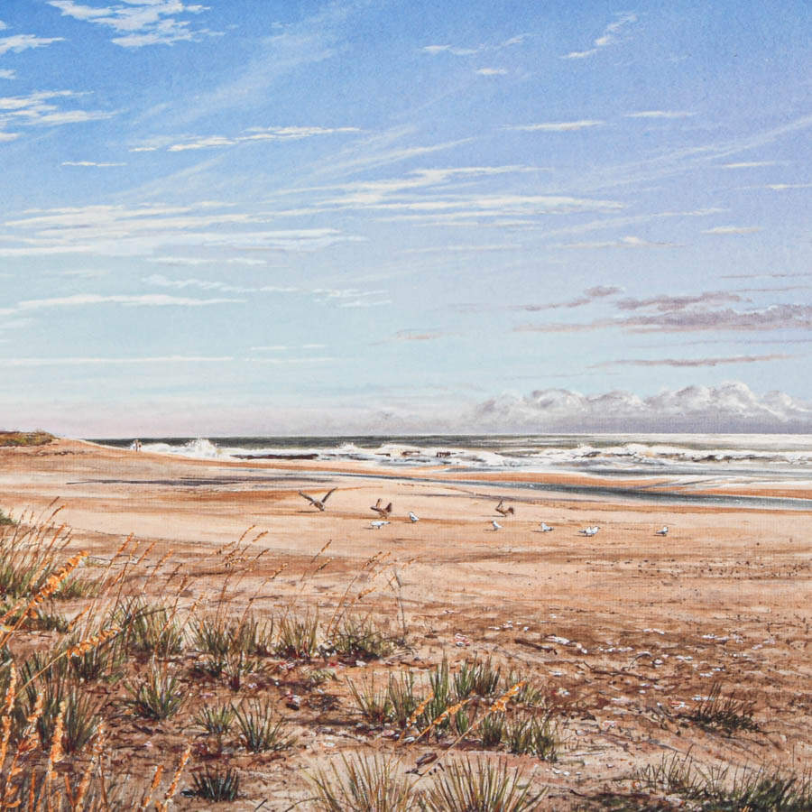 Signed William Mangum "Cape Hatteras" Artwork-3