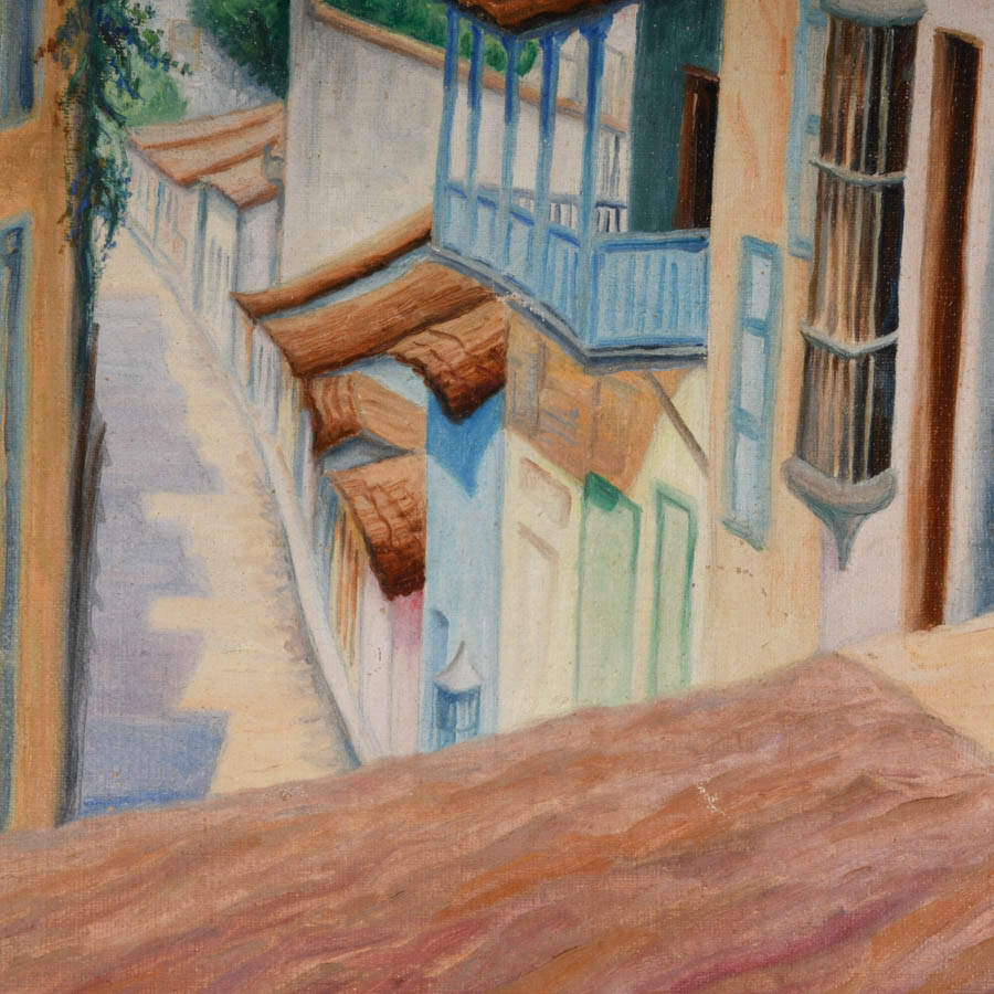 Framed "Terracotta Dreams" Paint on Canvas-4