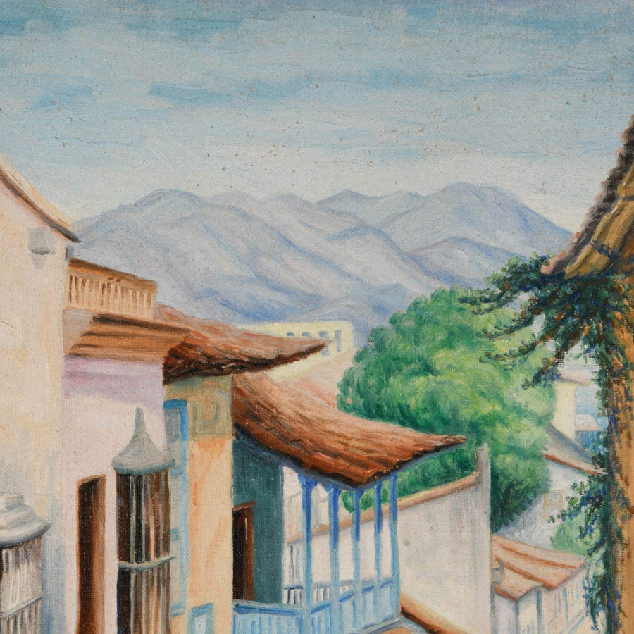 Framed "Terracotta Dreams" Paint on Canvas-3