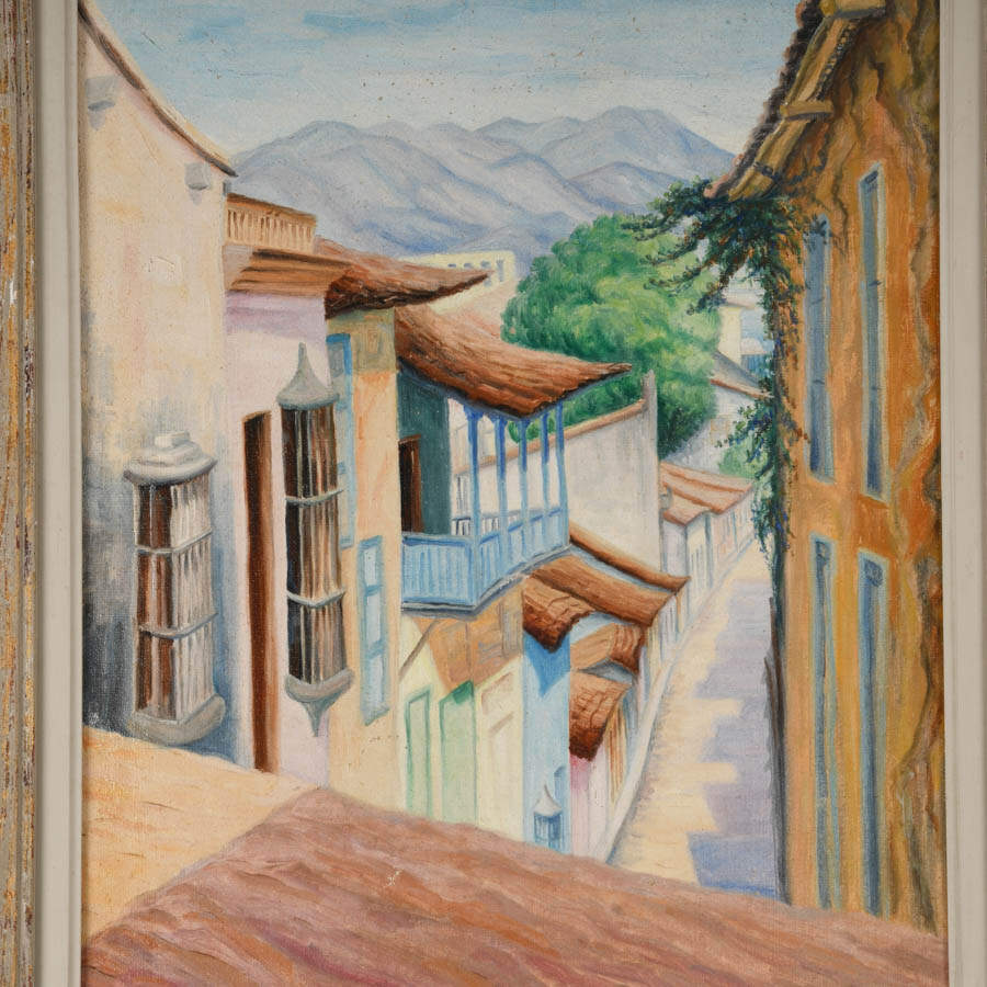 Framed "Terracotta Dreams" Paint on Canvas-2