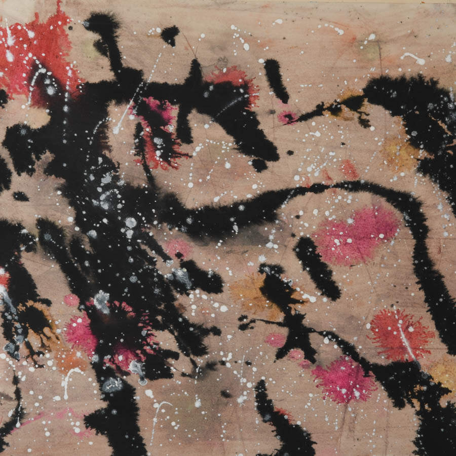 Framed Signed Abstract-Style Artwork-3