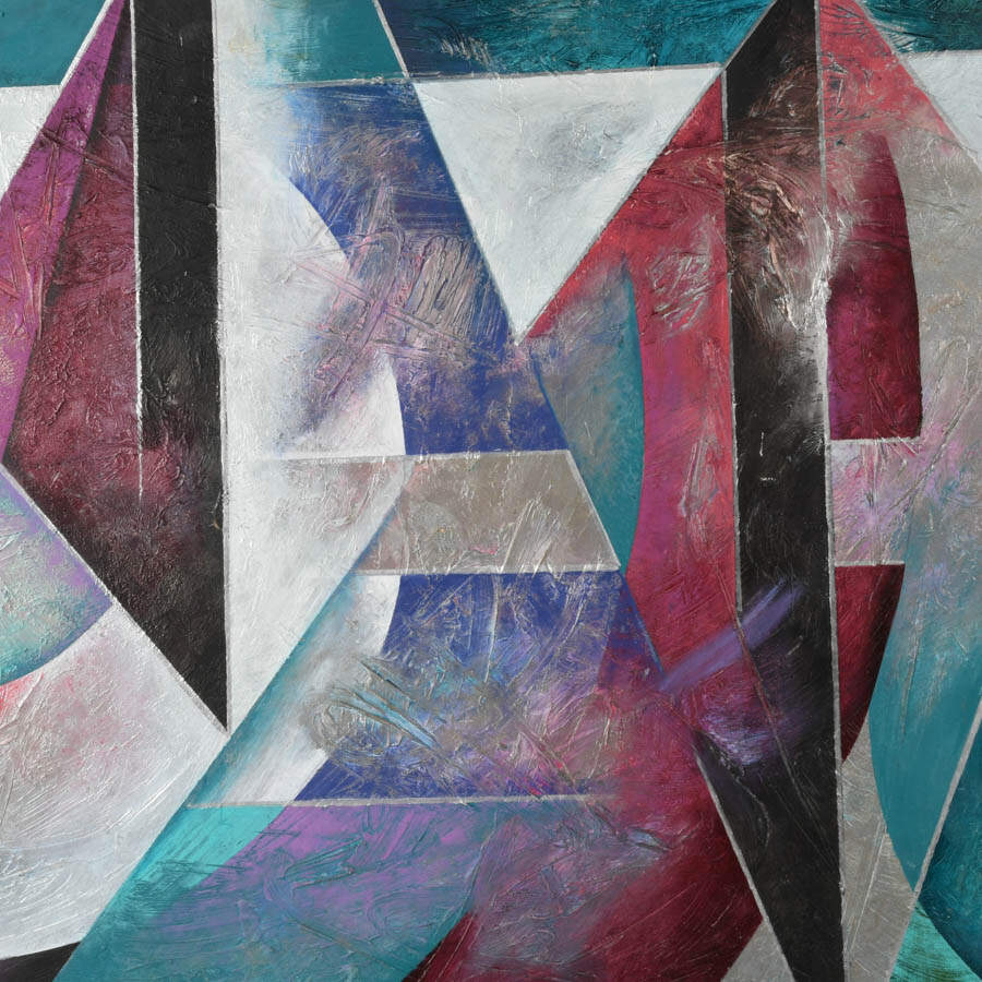 Signed Marlene Healey Abstract Artwork-3
