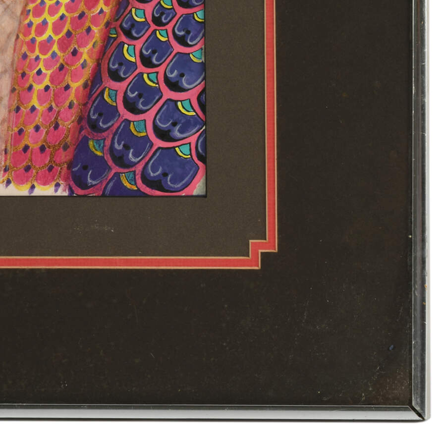 Framed Signed Bill Woods The Performer Artwork-3