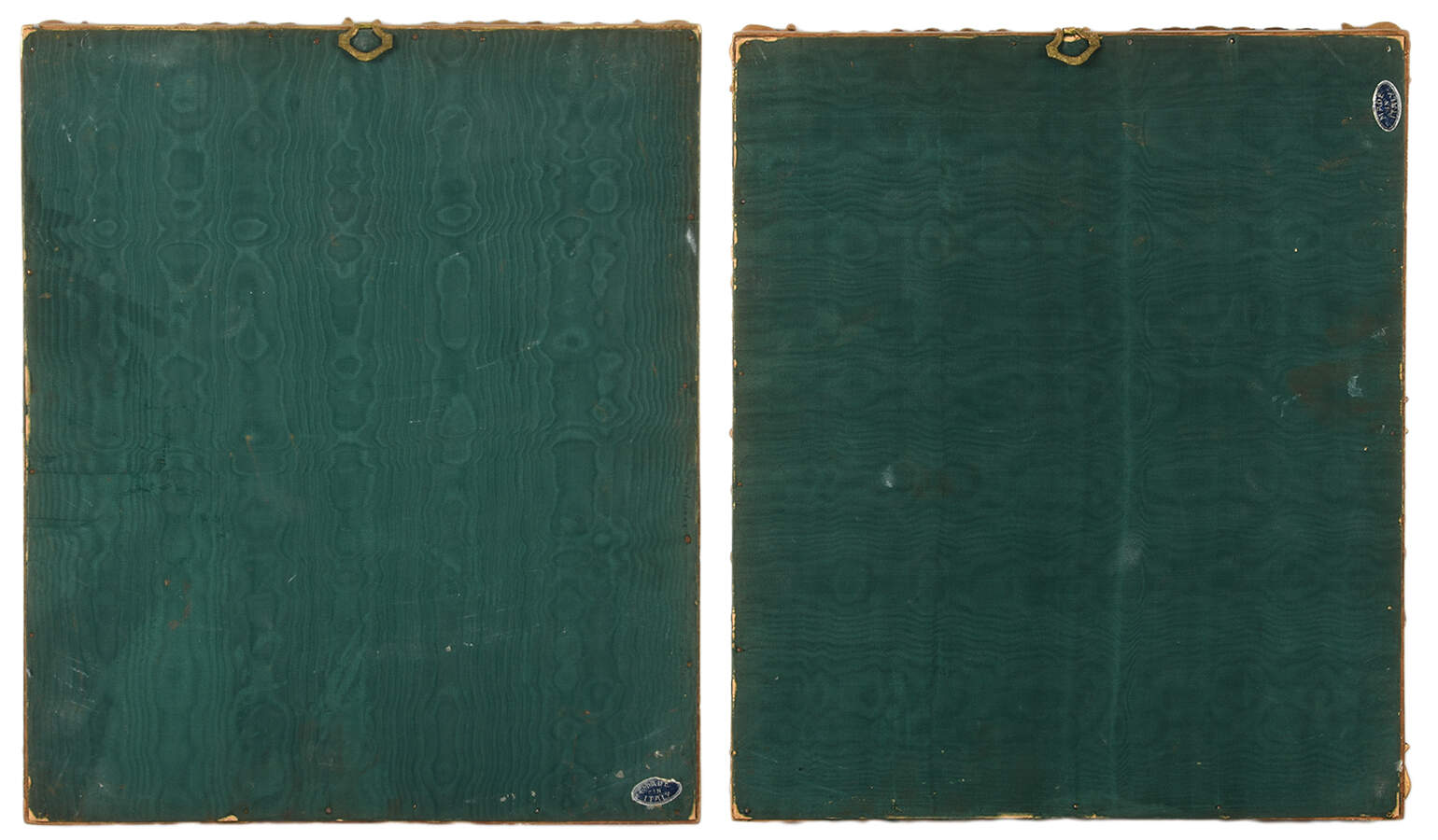 Pair of Gilt Portraits of Madame Rimsky Korsakov and Friend on Celluloid-2