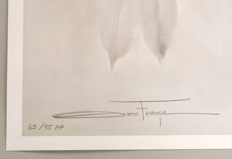 Signed Ozz Franca Limited-Edition Artist Proof 63/95 "Cacique" Print-4