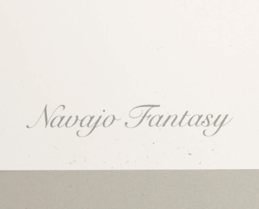 Signed Ozz Franca Limited-Edition 267/999 "Navajo Fantasy" Print-3