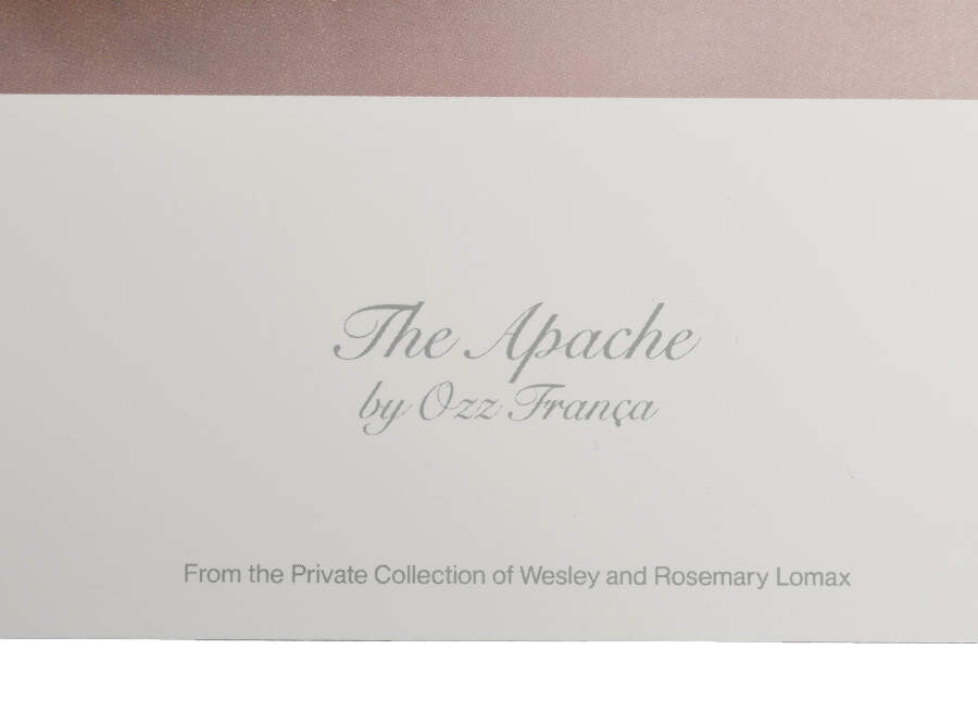 Signed Ozz Franca "The Apache" Limited-Edition 550/4000 Print-5