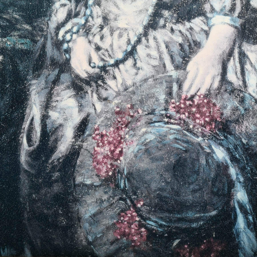Framed "Little Girl with a Hat" Print-4