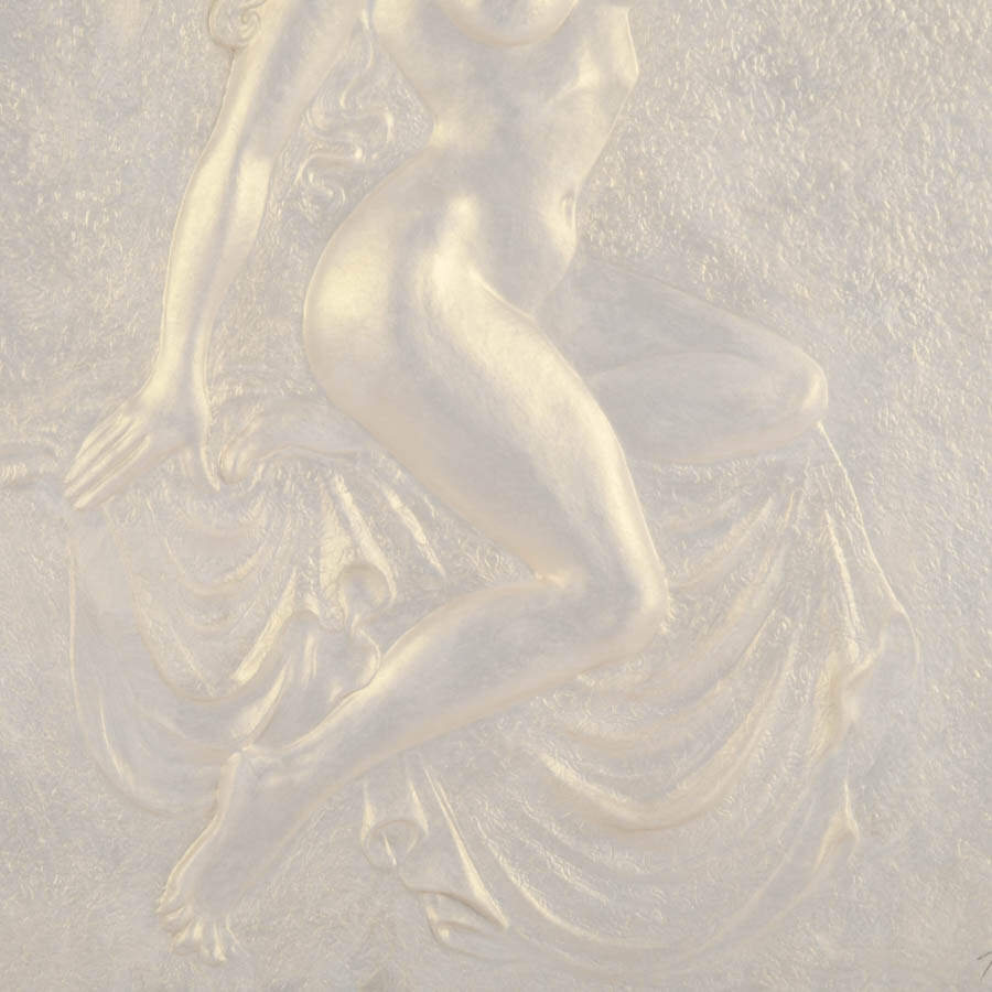 Framed Female Form Cast Paper Sculpture by Roberta Peck-4