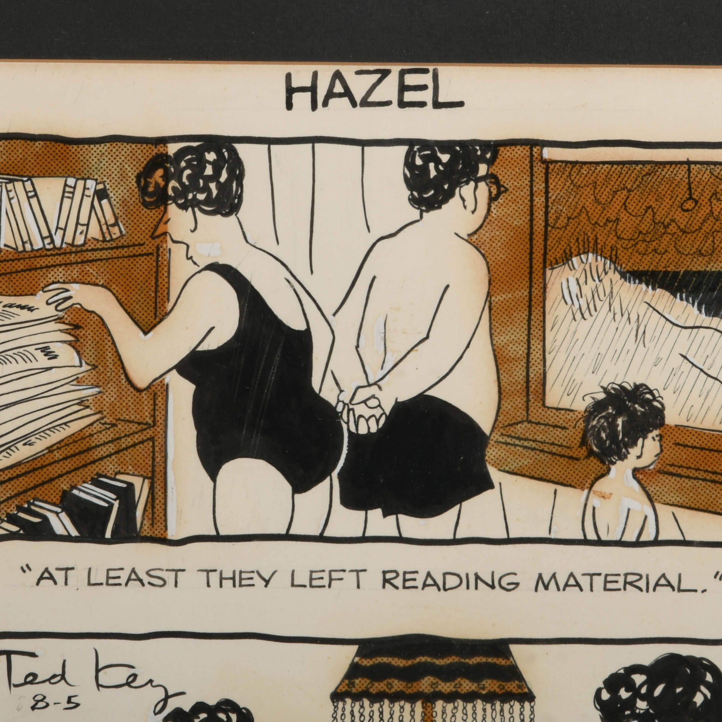 Original Ted Key Hazel Comic Strip-2