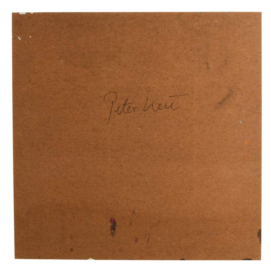 Signed Peter Keil "Pinwheels of Petals" Mix Media on Masonite-5