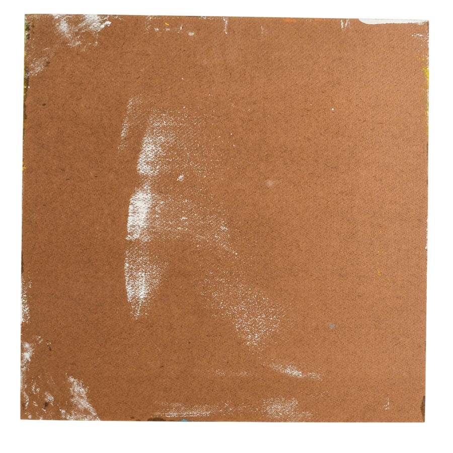 Signed Peter Keil "The Split Gaze 1991" Mixed Media on Masonite-4
