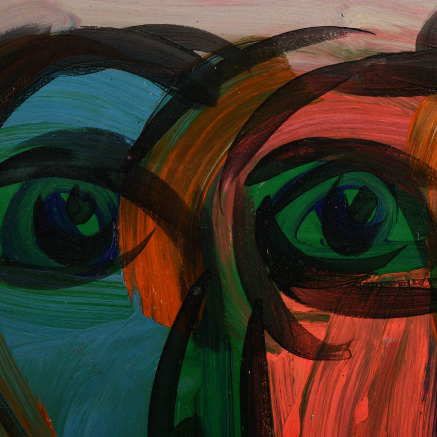 Signed Peter Keil "The Silent Reflection" Mix Media on Masonite-2