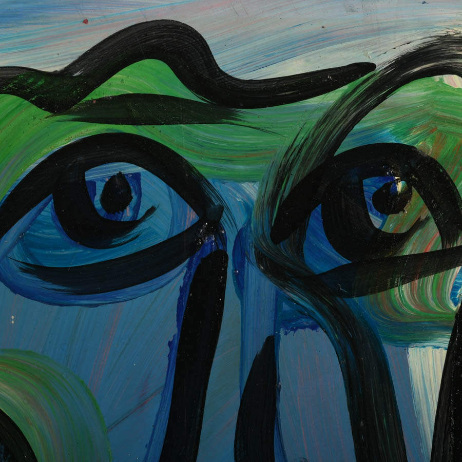 Signed Peter Keil "Silent Depths" Mix Media on Masonite-2