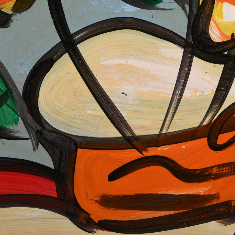 Signed Peter Keil "Sprouts of Sunlight" Mix Media on Masonite-3