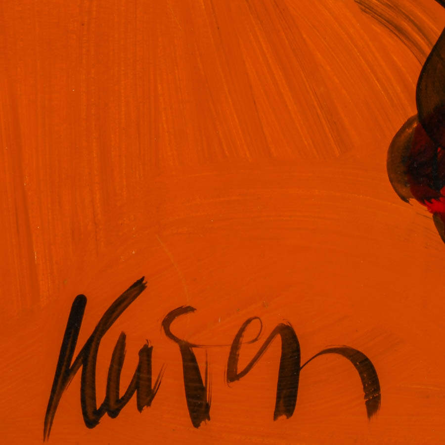 Signed Peter Keil "Cigarettes and Color Blocks" Mixed Media on Masonite-4