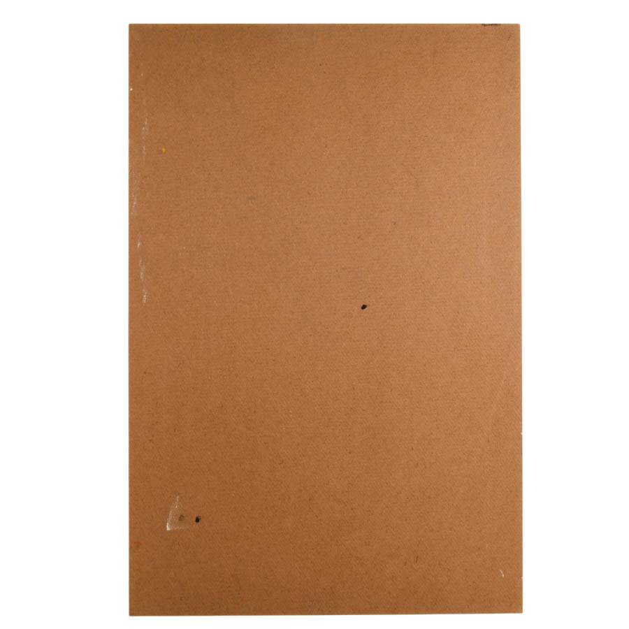Signed Peter Robert Keil "Untitled" Mix Media on Masonite-4