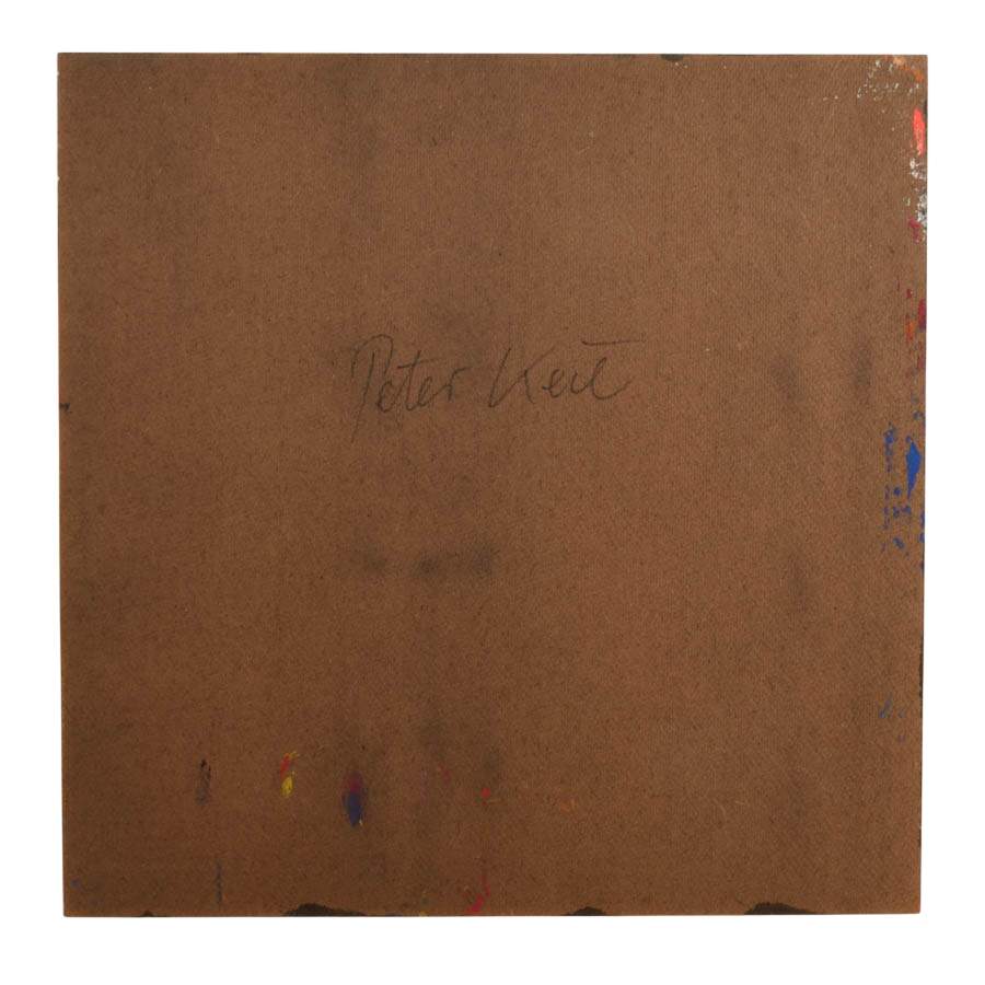 Signed Peter Keil "Untitled, 1974" Mixed Media on Masonite-4