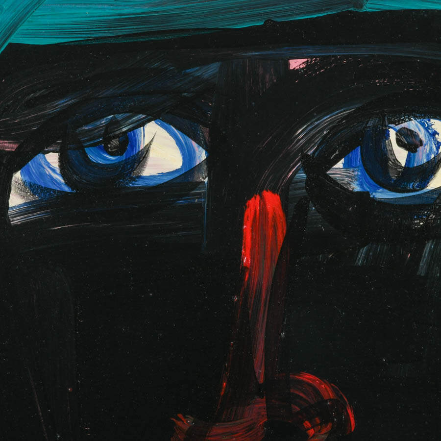 Signed Peter Keil "Shadowed Reflection" Mixed Media on Masonite-2