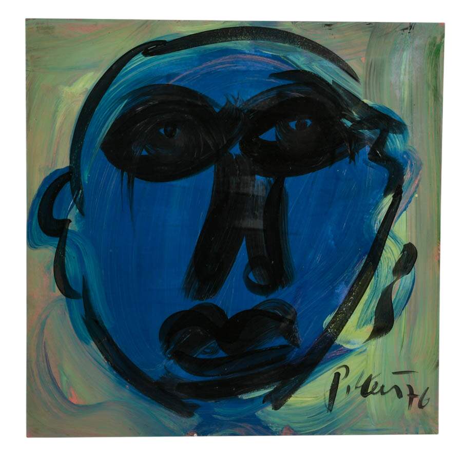 Signed Peter Keil "Magnified Guise" Mix Media on Masonite-1