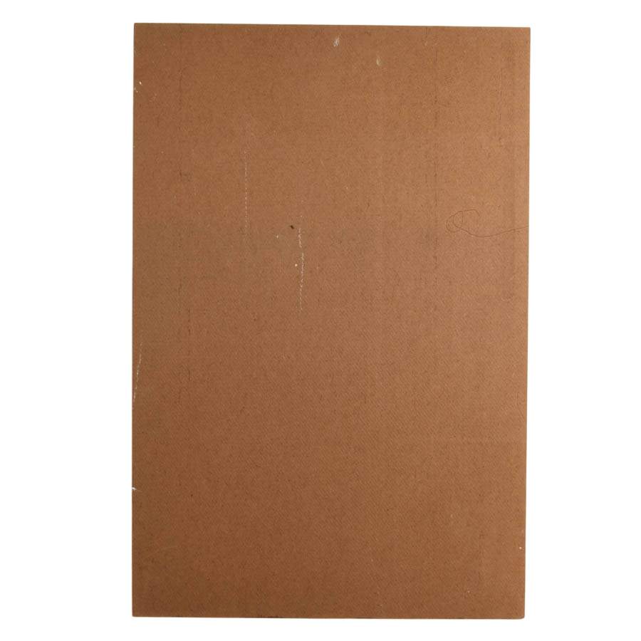 Signed Peter Robert Keil "Untitled, 1984" Mixed Media on Masonite-4