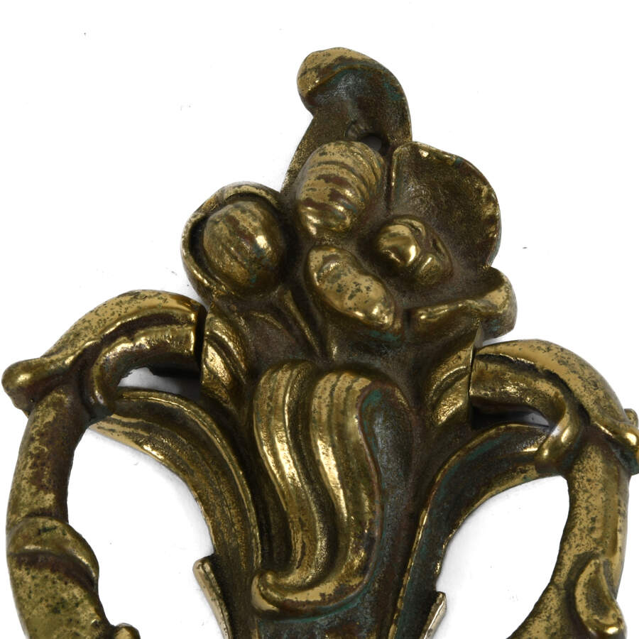 Grouping of Three Brass Architectural Door Knockers-4