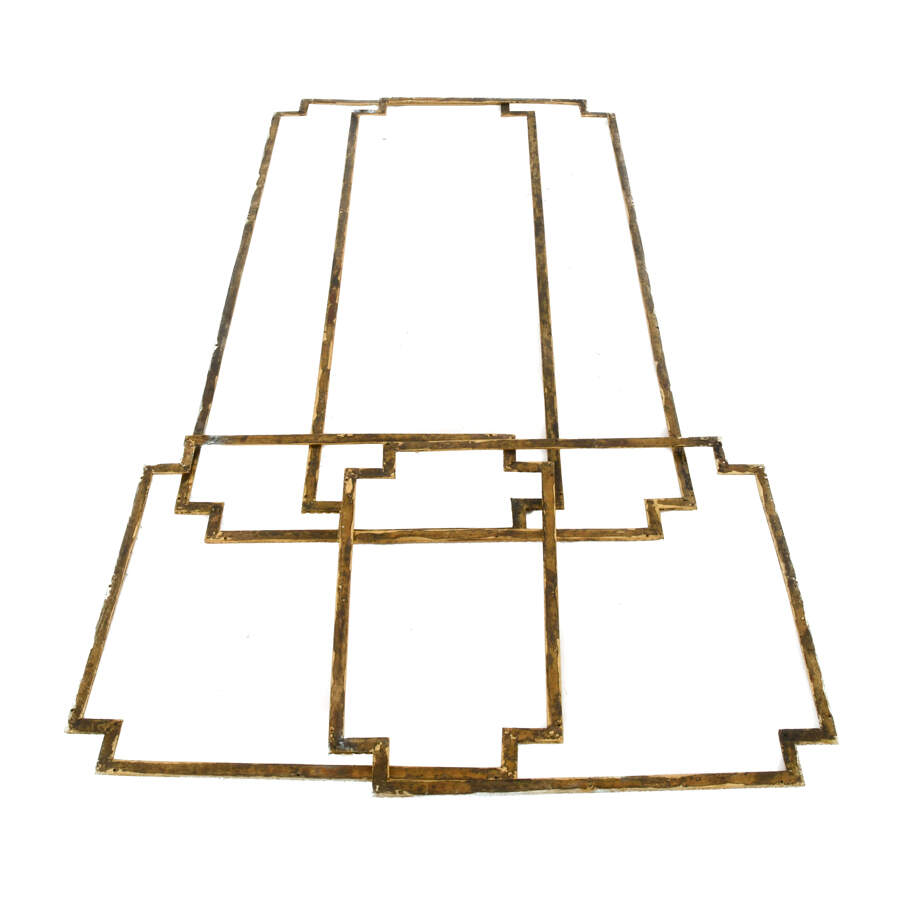 Four-Piece Brass Architectural Accent Set-5