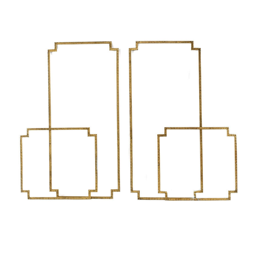 Four-Piece Brass Architectural Accent Set-1