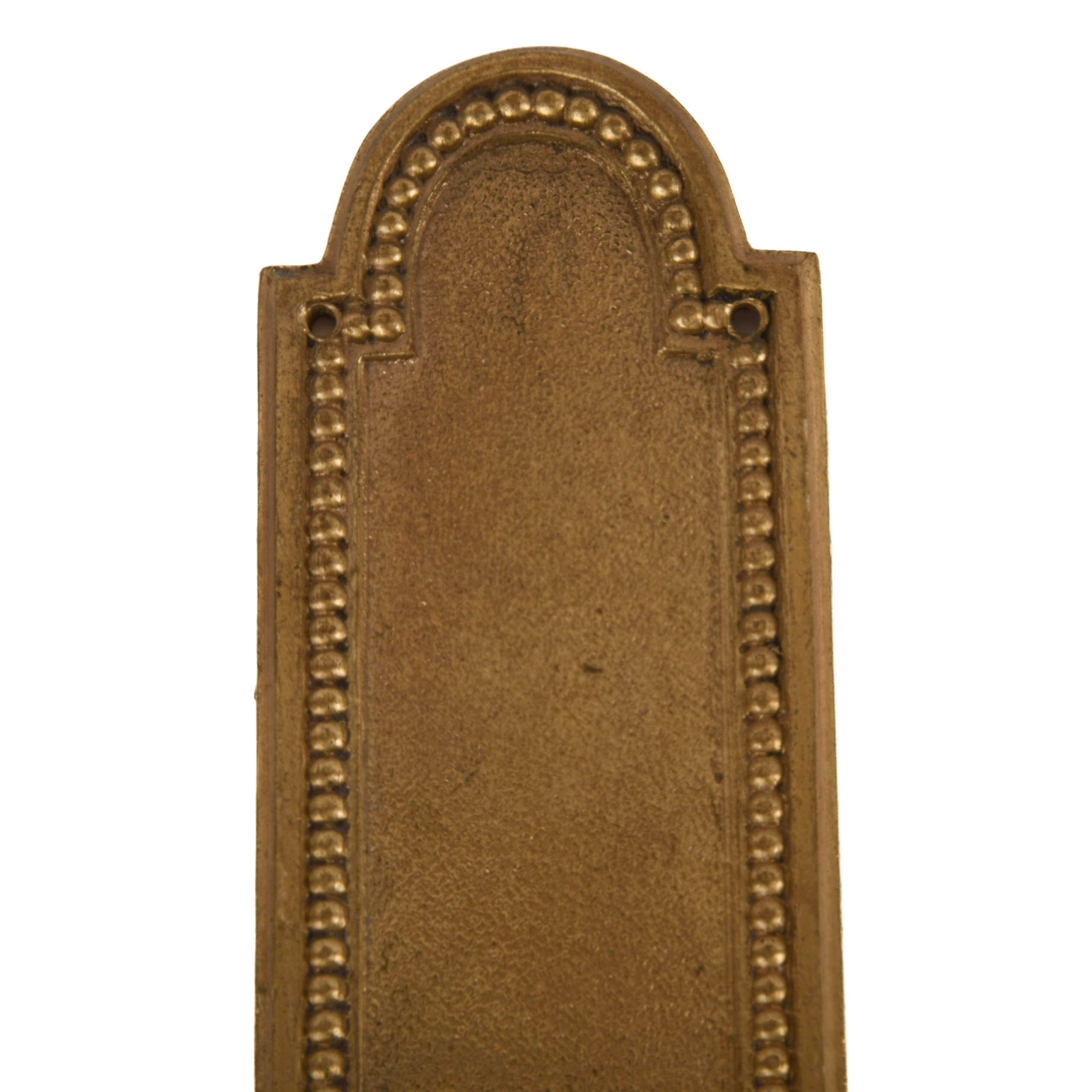 Group of Two Brass Architectural Door Keyhole Hardware Accouterments-5