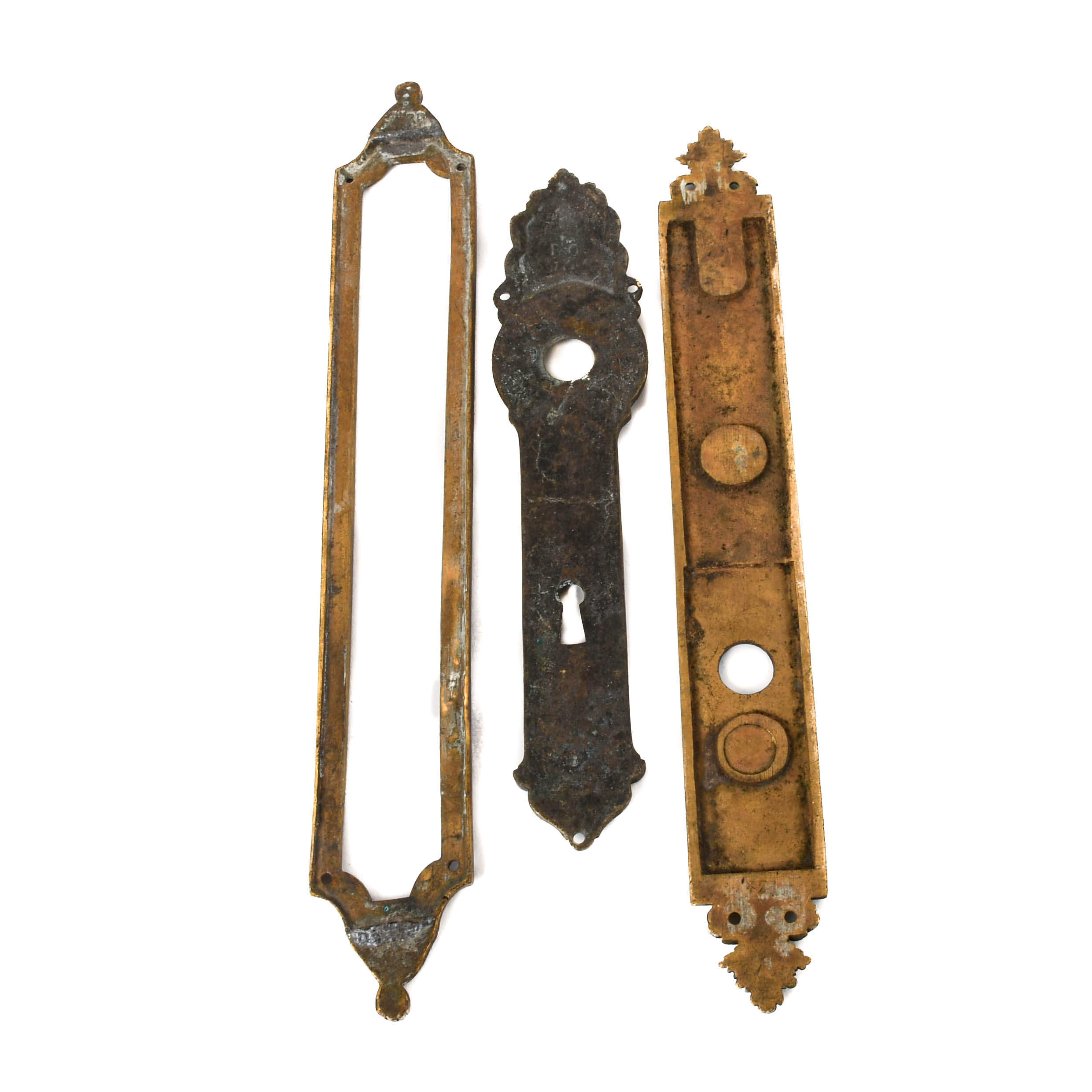 Grouping of Three Bronze Architectural Hardware Accouterments-5