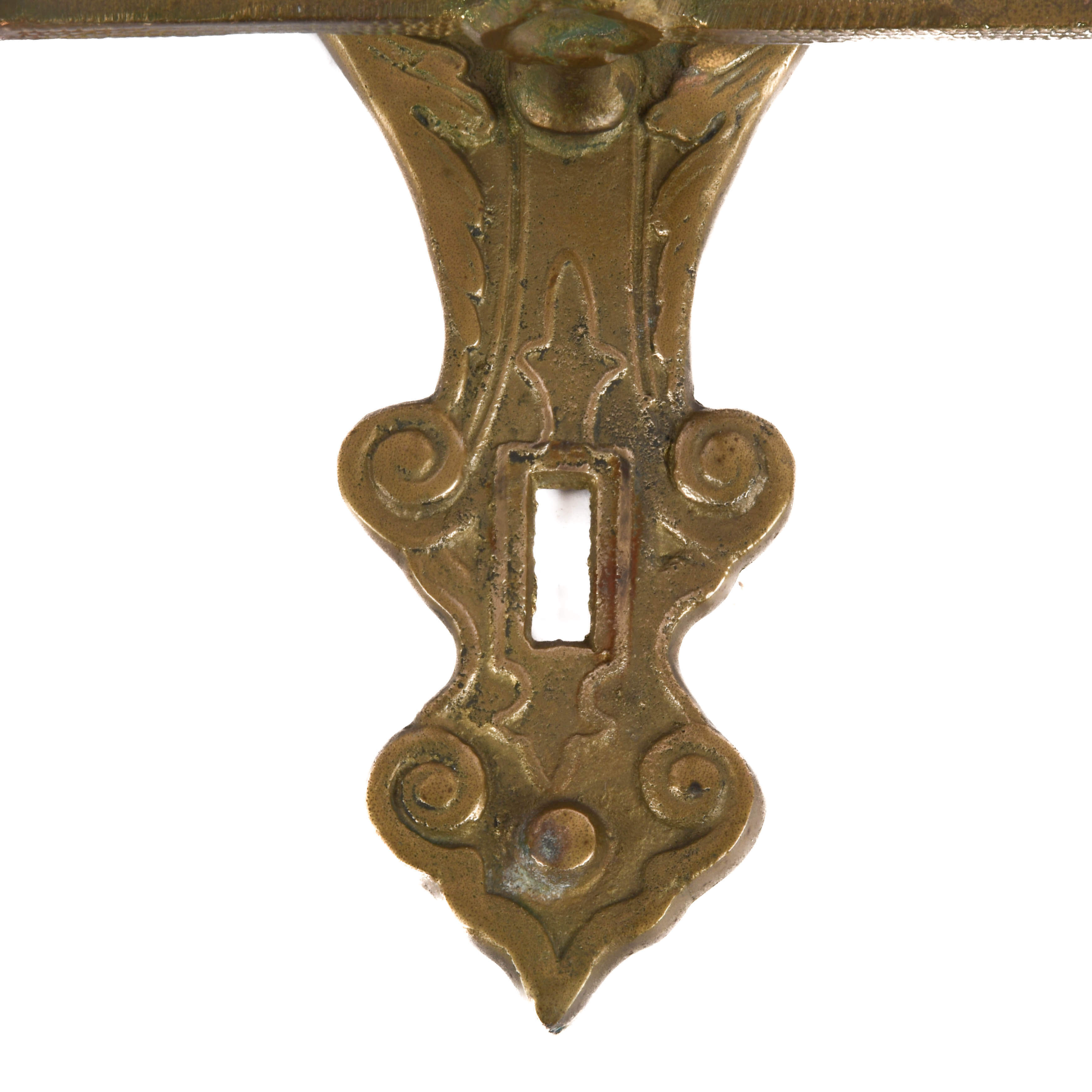 Antique Cast Iron Figural String Doorbell-3