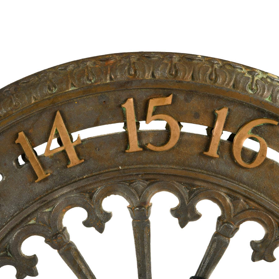 Antique Architectural Lobby Elevator Floor Dial-4