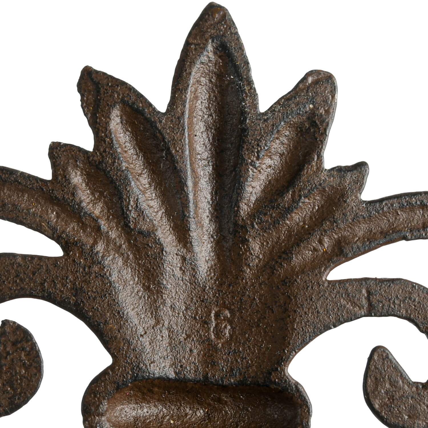 Vintage Cast Iron Toilet Paper Holder-7