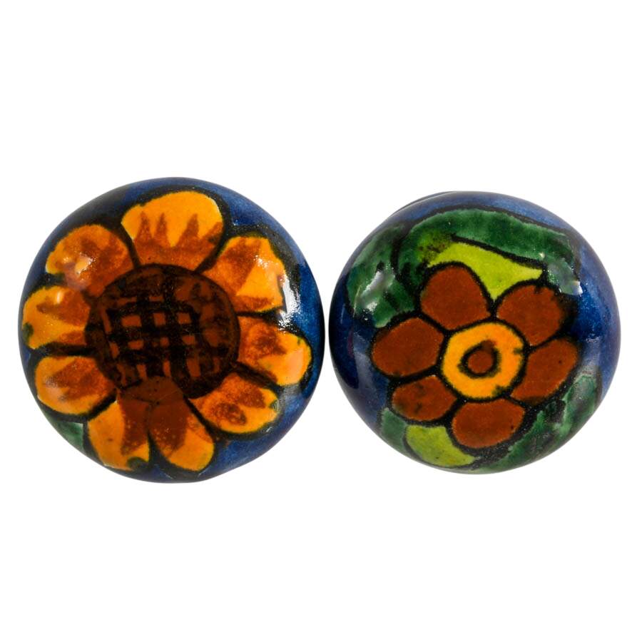 Lot of Six Ceramic Knobs-4