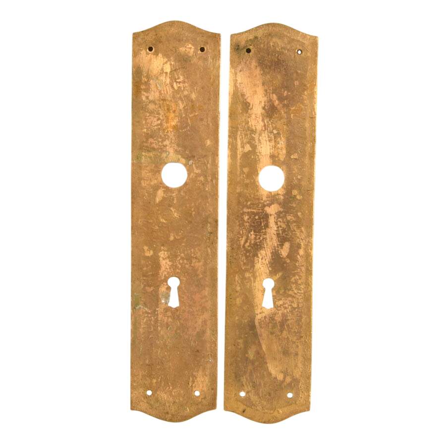 Pair of Brass Door Lock Covers-4